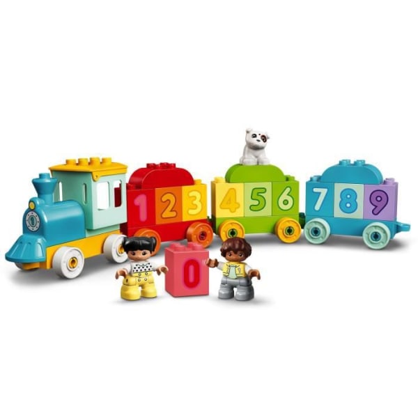 LEGO® 10954 DUPLO® Nummertåg - Lär dig räkna Pedagogiska spel 1,5 år gammal, babyleksakspresent ELLER inlärningsset
