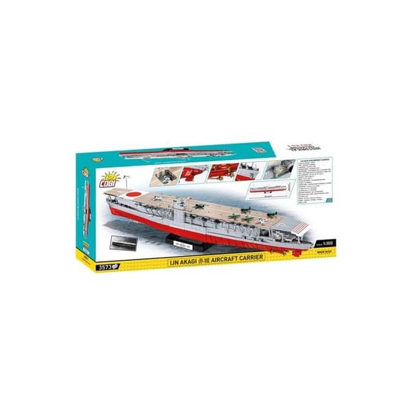 Modell - COBI - IJN AKAGI - 3573 delar - 1:300 - Att montera själv