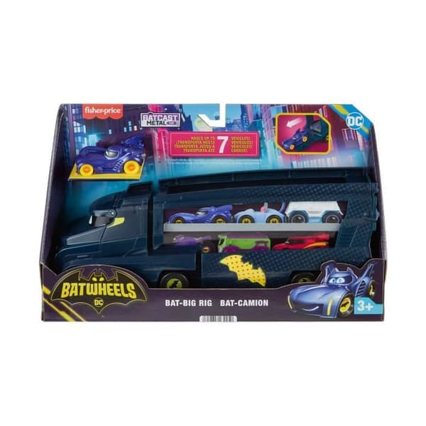 Fisher-Price-Batwheels DC-Bat-auto rampilla HMX07