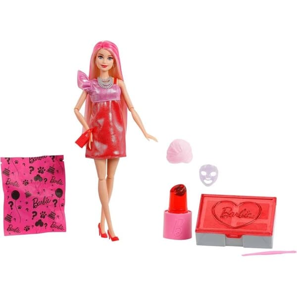 Barbie-laatikko - Yllätyslahja Röd