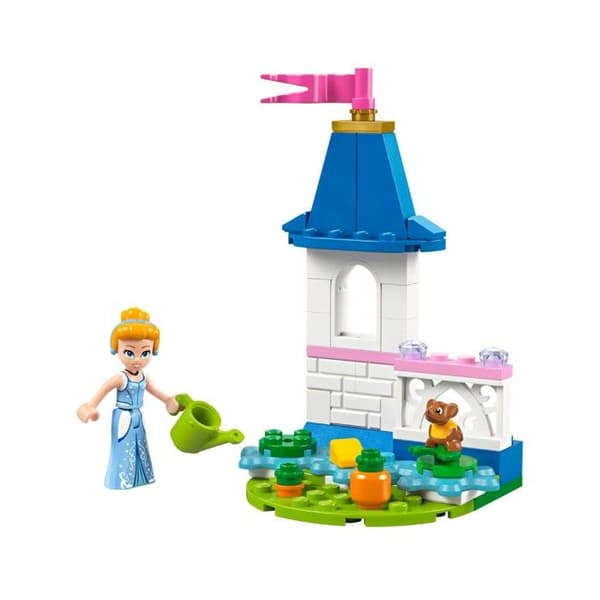 LEGO Disney Mini Linna Cinderellan Puutarhassa - 30695 Blå, Vit, Grön, Rosa