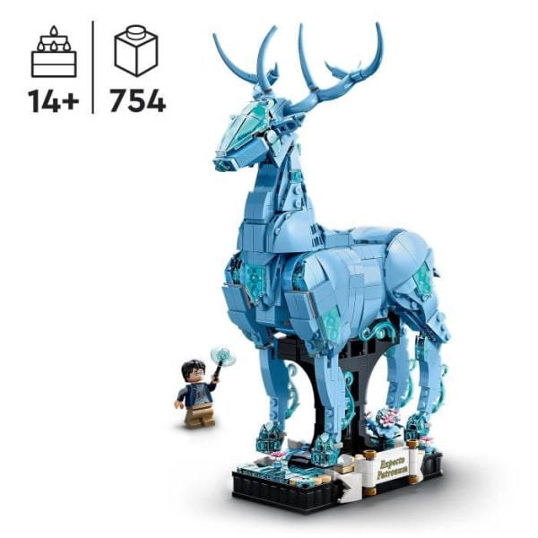 LEGO® Harry Potter 76414 Expecto Patronum 2-i-1 modellsats med hjort- och vargdjur