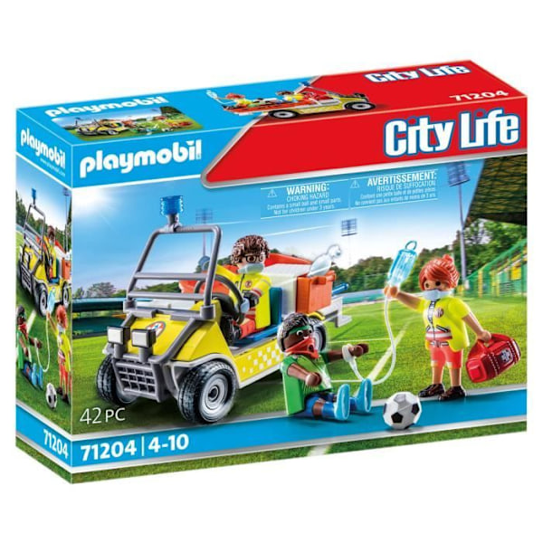 PLAYMOBIL 71204 Hätäajoneuvo, City Action Rescuers, Alkaen 4 vuotta vanha Flerfärgad