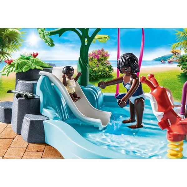 PLAYMOBIL - 70611 - Kahluuallas poreammeella - Monivärinen - Sekalaiset materiaalit - Mukana 3 merkkiä Flerfärgad