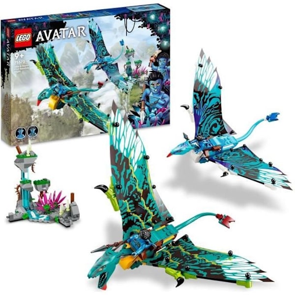 LEGO® Avatar 75572 Jaken ja Neytirin ensimmäinen Banshee-lento, Pandora-lelu eläinten kanssa Flerfärgad