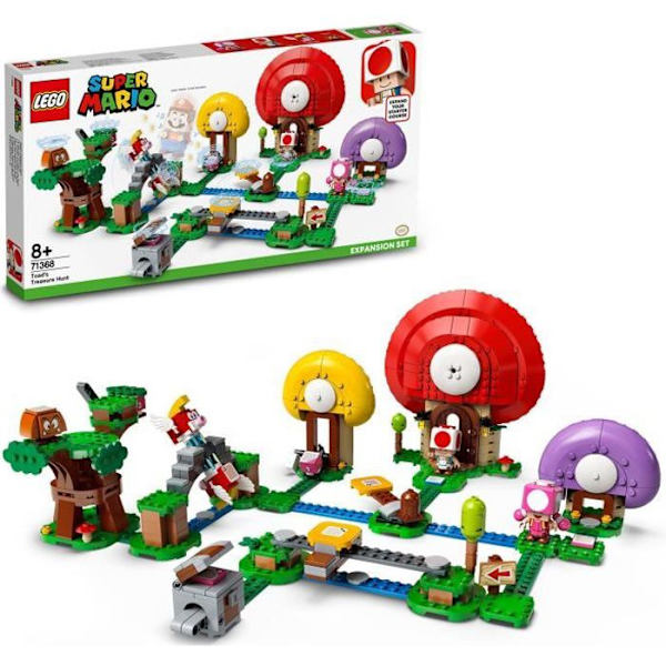 LEGO® Super Mario™ 71368 Toad's Treasure Hunt-udvidelsessæt Grön