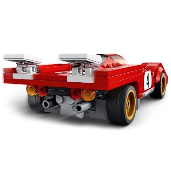 LEGO® 76906 Speed Champions 1970 Ferrari 512 M racerbilsmodell, byggleksak för barn Flerfärgad