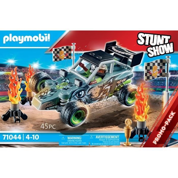 PLAYMOBIL - 71044 - Promo Pack - Stuntshow Stunt ja buggy Flerfarvet