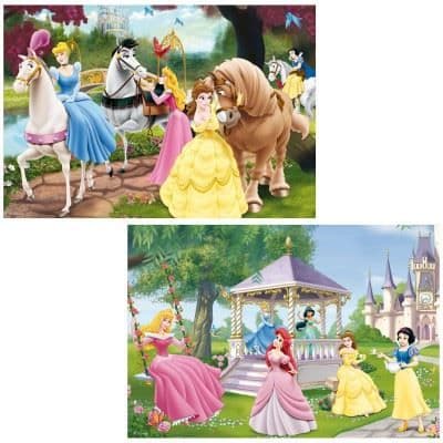 Palapeli 2 x 24 palasta: Disney-prinsessat: Prin...