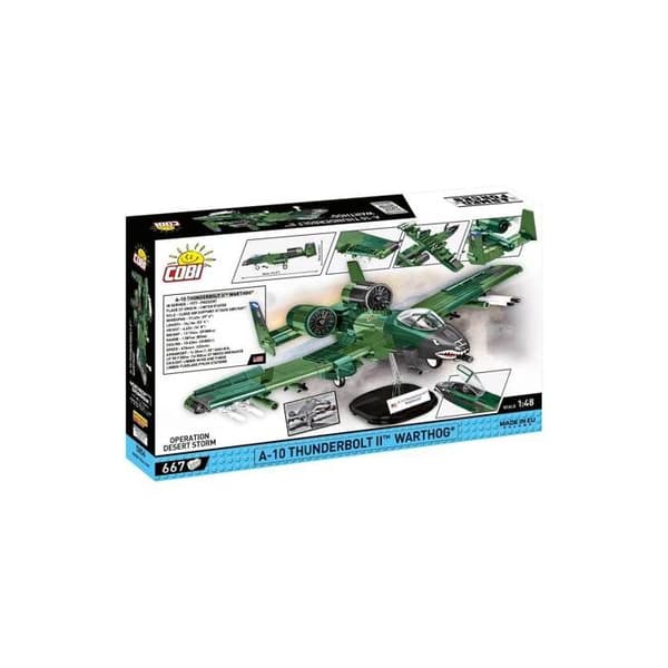 Maquette - COBI - A10 THUNDERBOLT II WARTHOG - 585 dele - Plastik - At samle selv