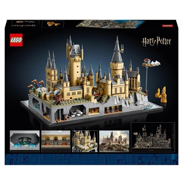 LEGO® Harry Potter 76419 Hogwarts slot og grunde, bygbart modelsæt til voksne, inklusive ikoniske steder Flerfärgad