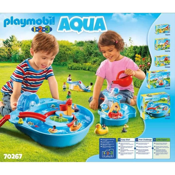 PLAYMOBIL 1.2.3 - 70267 - Vattenland - Blandat - Barn - Blandat material - Flerfärgad - Från 18 månader Flerfärgad