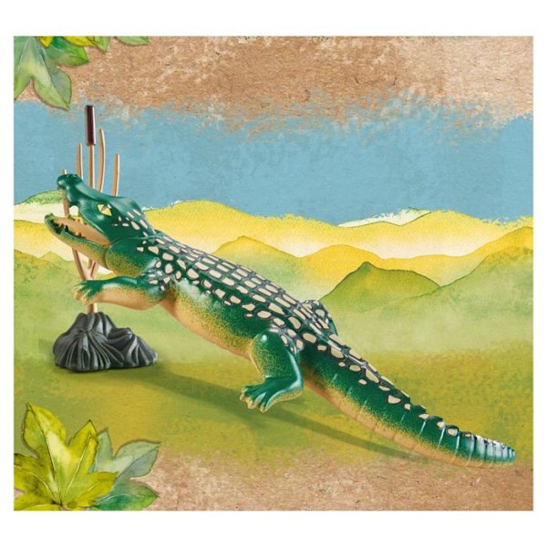 PLAYMOBIL - Wiltopia - Alligator - Flerfärgad - 4 år gammal - Barn - Blå Flerfärgad