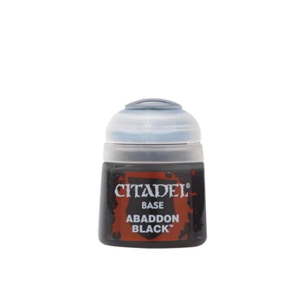 Målning - CITADEL - Bas Abaddon Black - 12 mL - Svart - 4,6x4,5x5,4 cm Svart