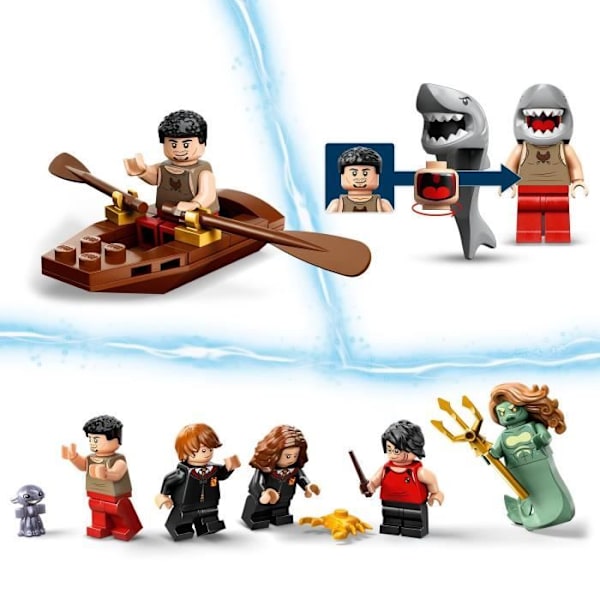 LEGO® Harry Potter 76420 Triwizard-turneringen: Den sorte sø, legetøj med båd og 5 minifigurer Svart