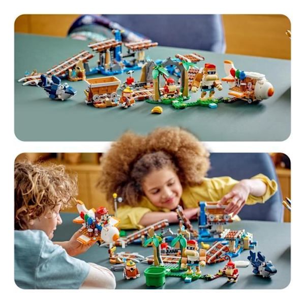 LEGO® Super Mario 71425 Diddy Kong Mine Cart Race udvidelsessæt, kombineres med startpakke Flerfärgad