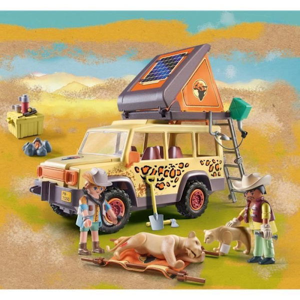 PLAYMOBIL 71293 Tutkijat mönkijällä, Wiltopia, 98 kpl, 4-vuotiaat ja sitä vanhemmat Flerfärgad