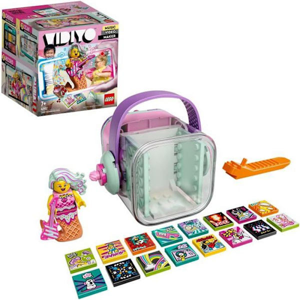 LEGO® 43102 VIDIYO™ Candy Mermaid BeatBox Music Video Maker, musiklegetøj med havfrue, Augmented Reality Set-app Aqua