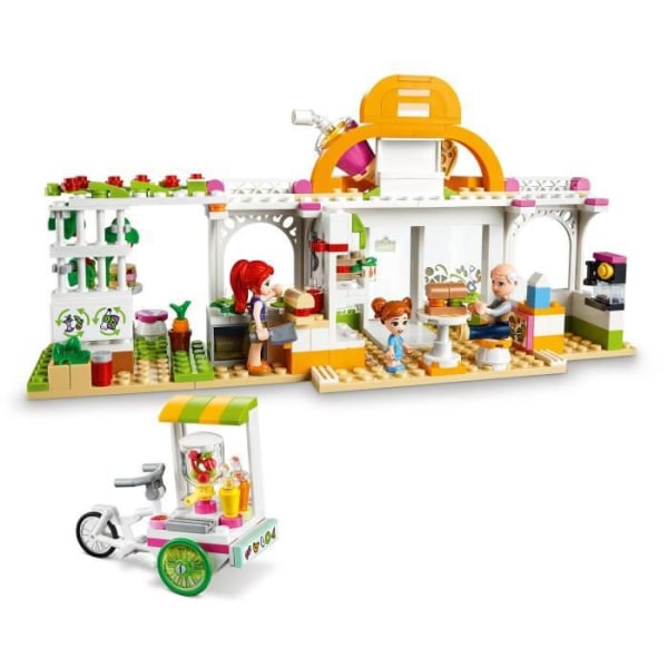 LEGO® Friends 41444 Heartlake City Organic Café med 3 minidockor, pedagogiskt spel för barn från 6 år och uppåt