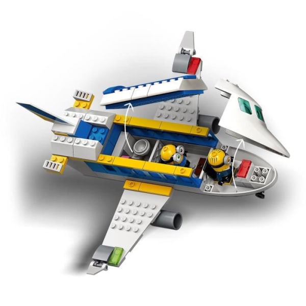 LEGO® Minions 75547 Minion Pilot i flygning Leksaksplan byggsats med Bob och Stuart, åldrarna 4 och uppåt