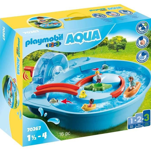 PLAYMOBIL 1.2.3 - 70267 - Vattenland - Blandat - Barn - Blandat material - Flerfärgad - Från 18 månader Flerfärgad