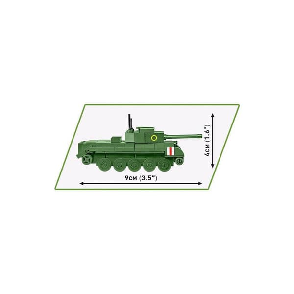 Modell - COBI - Cromwell Mk. IV - 110 delar - Grön - Att montera själv