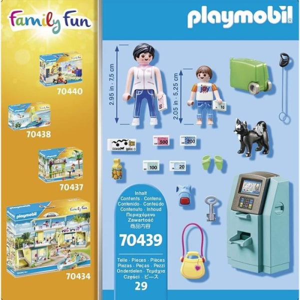 PLAYMOBIL - 70439 - Lomailijat ja myyntiautomaatti - Perhehuvi - PLAYMO Beach Hotel - 29 kpl