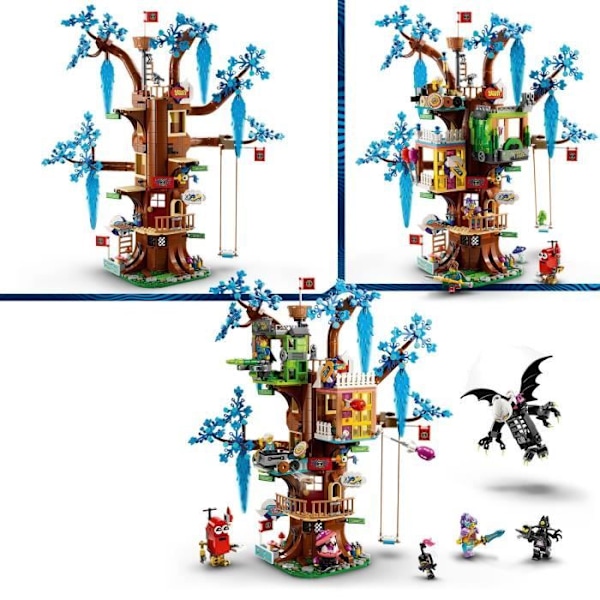 LEGO® DREAMZzz 71461 Fantasiapuumaja, lelu, Mateon ja Izzie-minihahmoilla Flerfärgad