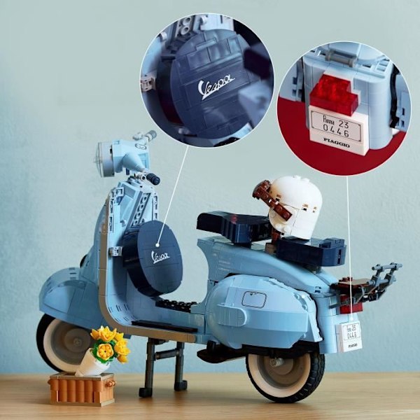 LEGO® Icons 10298 Vespa 125, aikuisten skootterikokoelma Flerfärgad