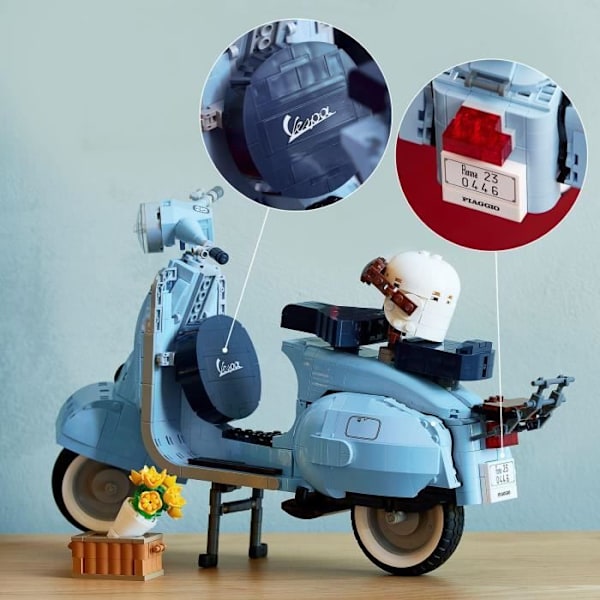 LEGO Icons 10298 Vespa 125, Vuxen skotersamling Flerfärgad