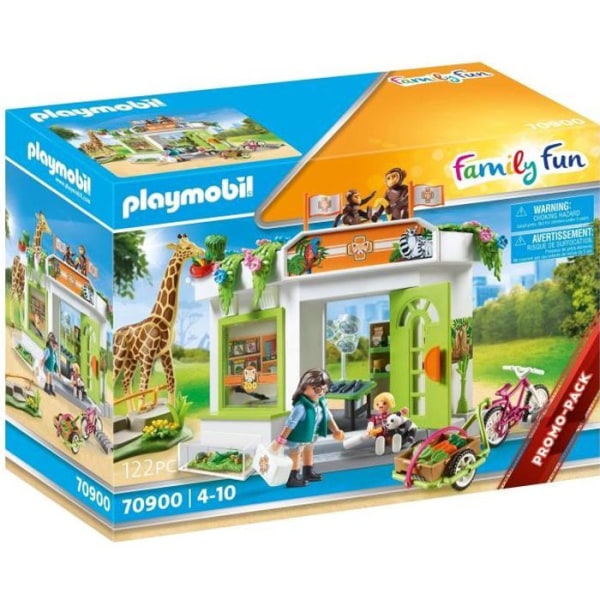 PLAYMOBIL - 70900 - Animal Park Care Center - Blå - Blandet - Fra 4 år og opefter - 122 stk. Blå