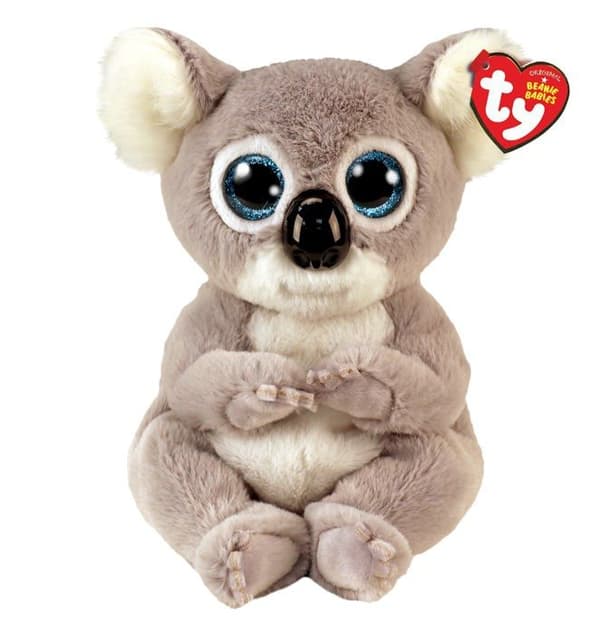 Ty - Beanie Babies Melly Koala Mjukleksak 15cm Grå