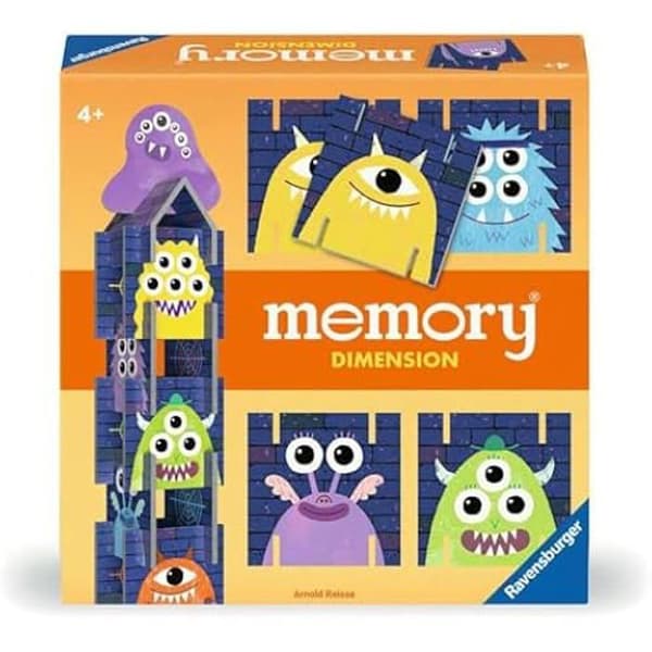 Bordspil - RAVENSBURGER - Ravensburger 22467 - Mémory Dimension - 2 til 4 spillere - Fra 4 år Flerfärgad