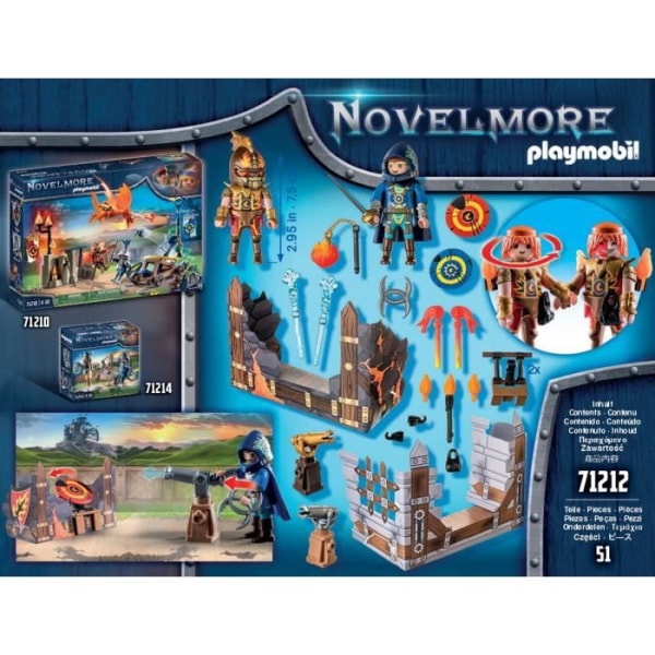 PLAYMOBIL - 71212 - Novelmore - Duel Knight Novelmore og Burnham Raider Flerfärgad