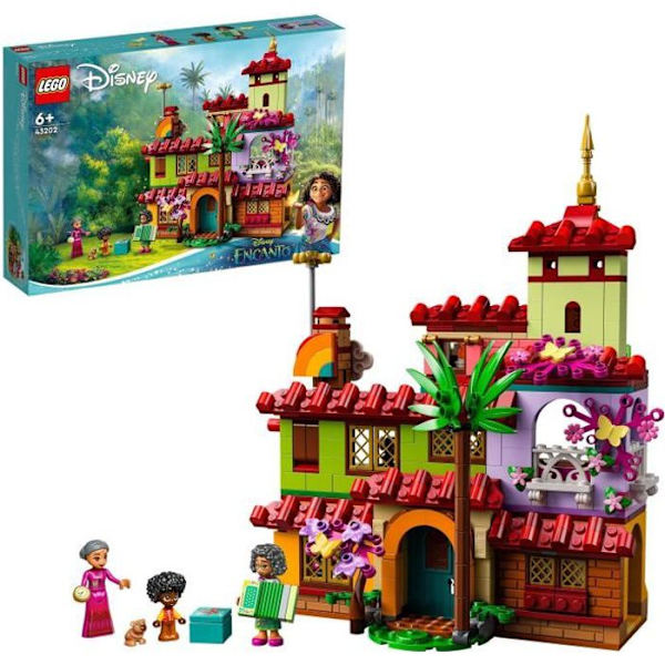 LEGO 43202 Disneys madrigalhus, leksak, med Encanto-filmfigurer och minidockor, presentidé för pojkar och flickor 6 år Flerfärgad