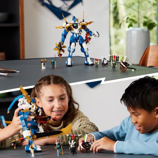 LEGO® NINJAGO 71785 Jay's Robot Titan, barnleksak, med minifigurer och armborst Vit