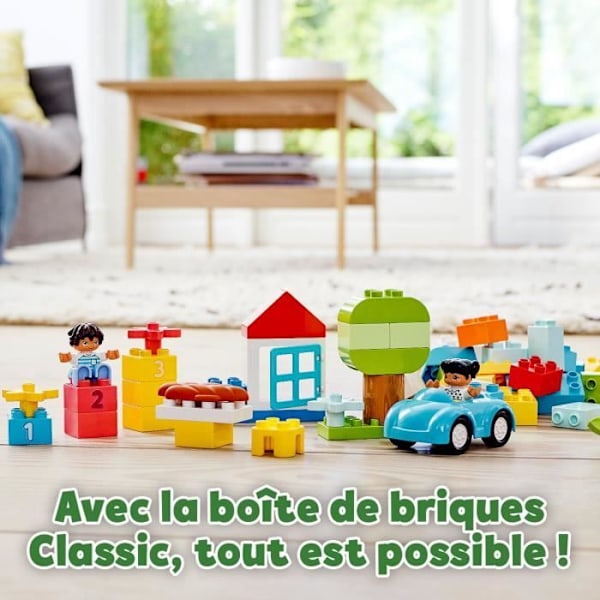LEGO® 10913 DUPLO Classic Byggsatsen Brick Box med förvaring, pedagogisk leksak för spädbarn från 1 år och uppåt