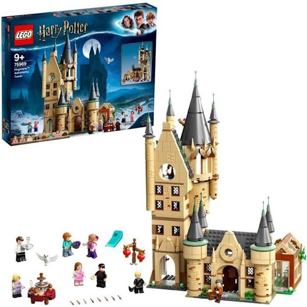 LEGO® Harry Potter 75969 Tylypahkan tähtitorni, linnalelu, Ronin minihahmo Beige och grå