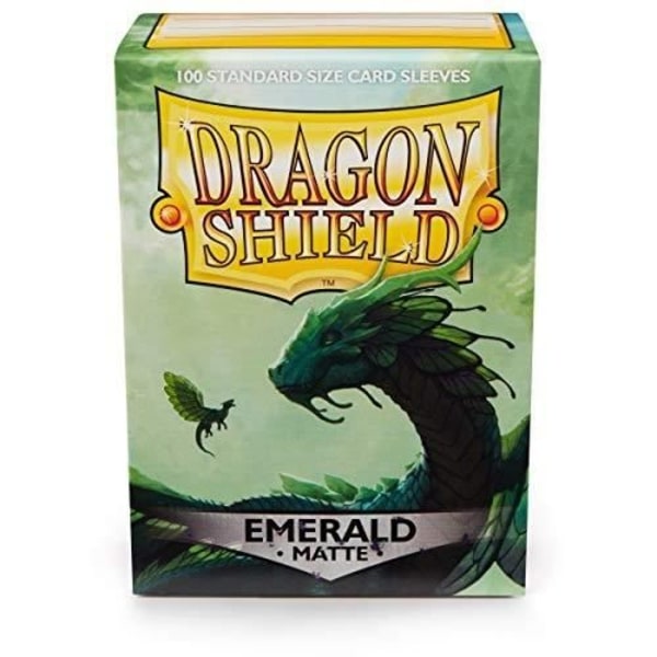 Ärmar - ARCANE TINMEN - Matte Emerald - 100 ärmar - Dragon Shield Smaragd