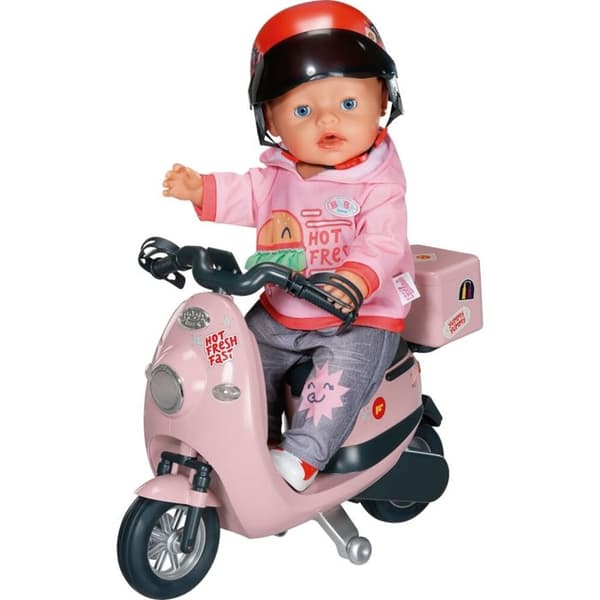 Baby born elektrisk scooter til dukker