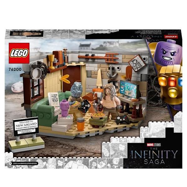 LEGO® 76200 Marvel Bro Thorin uudet Asgard-, Marvel Bro Thor- ja Korg-hahmot, Thor-lelu 7-vuotiaille ja sitä vanhemmille lapsille Flerfärgad