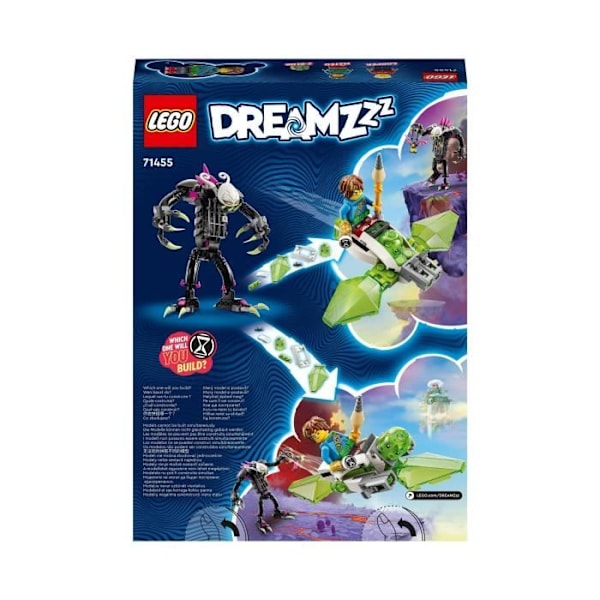 LEGO® DREAMZzz 71455 Burmonsteret, legetøj med Z-Blob-minifigurer i minifly eller flyvende motorcykel Svart