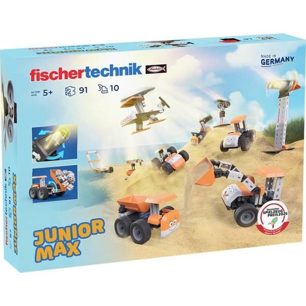 fischertechnik 576101 Junior Max -rakennussarja, sopii yli 5-vuotiaille