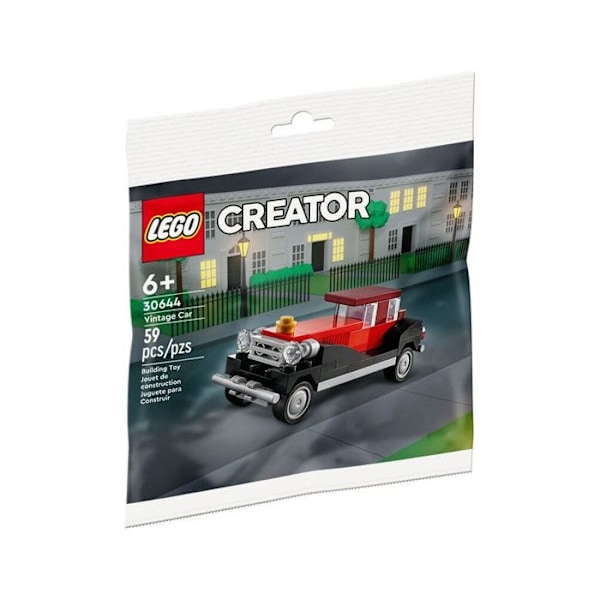 Veteranbil - LEGO - 30644 - Vit - 59 stycken - Från 6 år