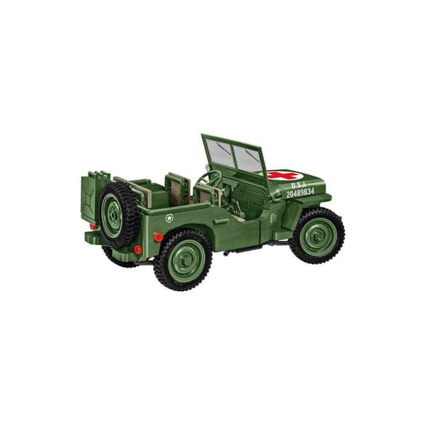Maquette - COBI - Willys MB Medicinsk - Grøn - Plast - At samle selv