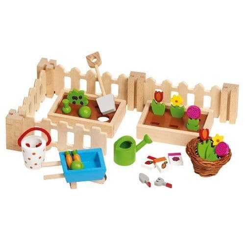 Accessoire - GOKI - 51729 - Lille have til dukkehuse