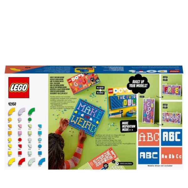 LEGO® 41950 DOTS Extra DOTS-paket - brev, anslagstavla, gör-det-själv-set från 6 år