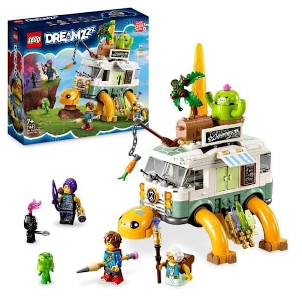 LEGO® DREAMZzz 71456 Mrs. Castillos Turtle Van, 2-i-1 husbilsleksak, med Mateo och Zoey Flerfärgad