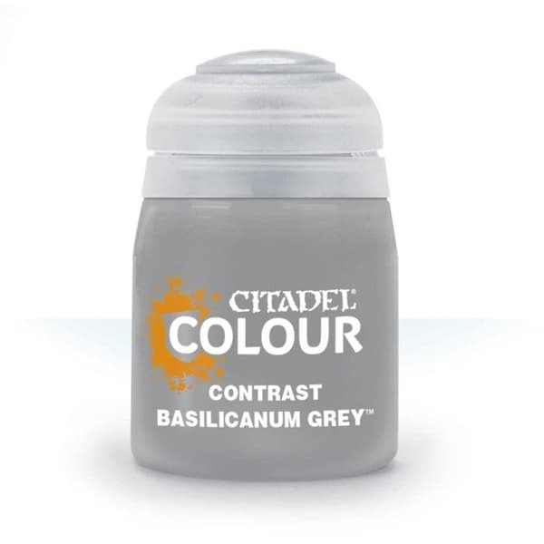 Maling - CITADEL - Contrast Basilicanum Grey - 18 ml - Grå - 3,2 x 3,2 x 4,4 cm grå