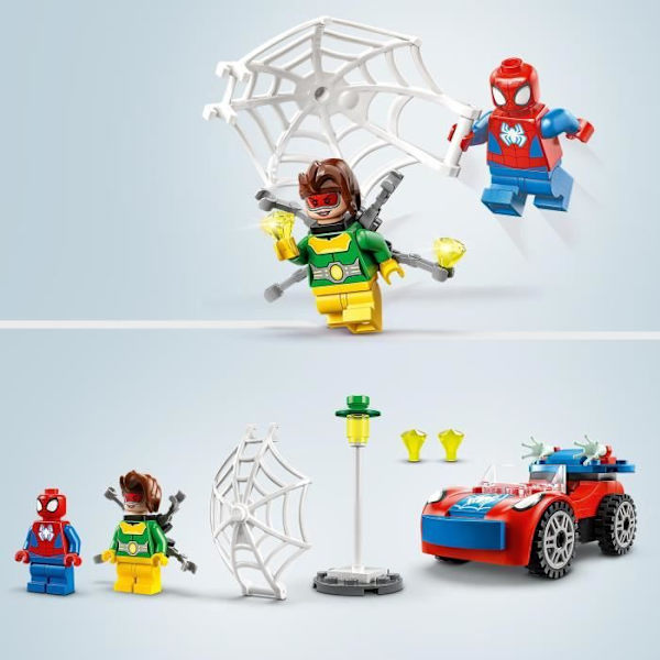 LEGO® Marvel 10789 Spider-Man och Doctor Octopus' bil, leksak med spider och klossar Flerfärgad